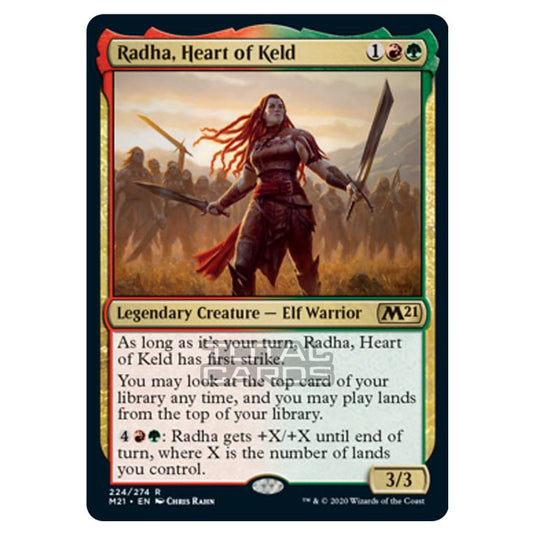 Magic The Gathering - Core Set 2021 - Radha, Heart of Keld - 224/274