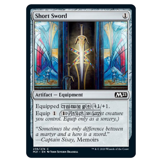 Magic The Gathering - Core Set 2021 - Short Sword - 236/274