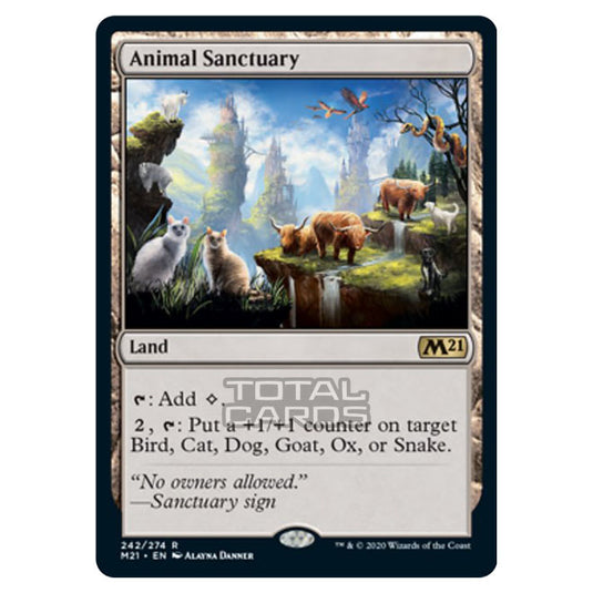 Magic The Gathering - Core Set 2021 - Animal Sanctuary - 242/274