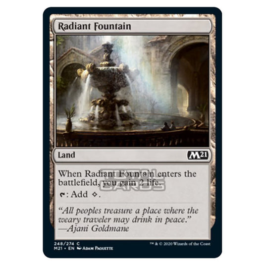 Magic The Gathering - Core Set 2021 - Radiant Fountain - 248/274