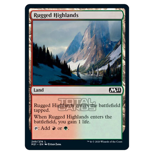 Magic The Gathering - Core Set 2021 - Rugged Highlands - 249/274