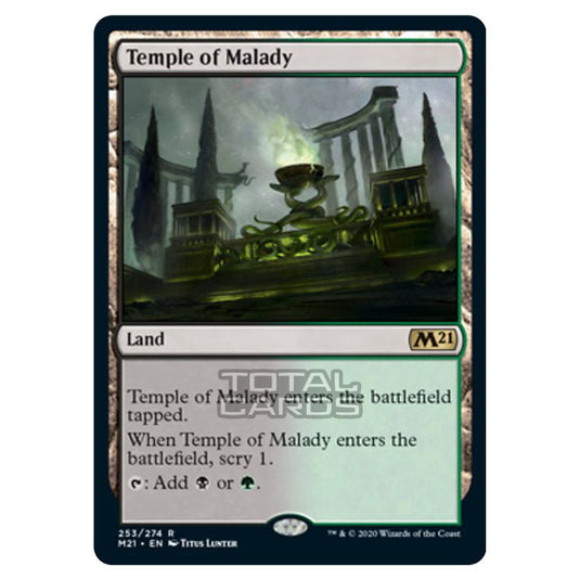 Magic The Gathering - Core Set 2021 - Temple of Malady - 253/274