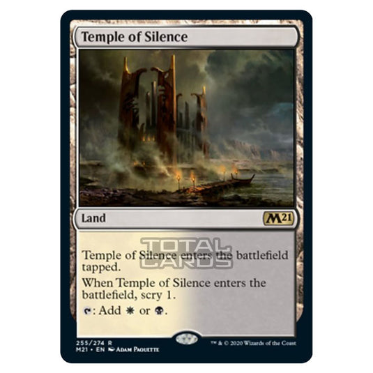 Magic The Gathering - Core Set 2021 - Temple of Silence - 255/274