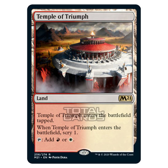 Magic The Gathering - Core Set 2021 - Temple of Triumph - 256/274