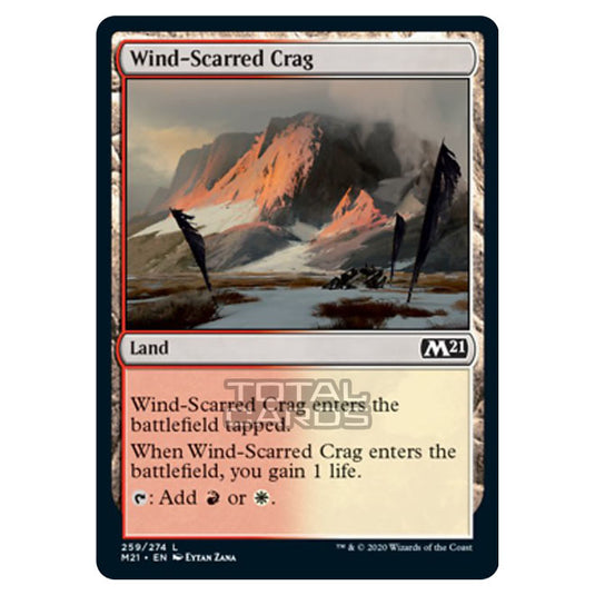 Magic The Gathering - Core Set 2021 - Wind-Scarred Crag - 259/274