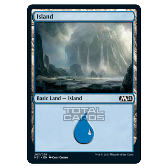 Magic The Gathering - Core Set 2021 - Island - 263/274