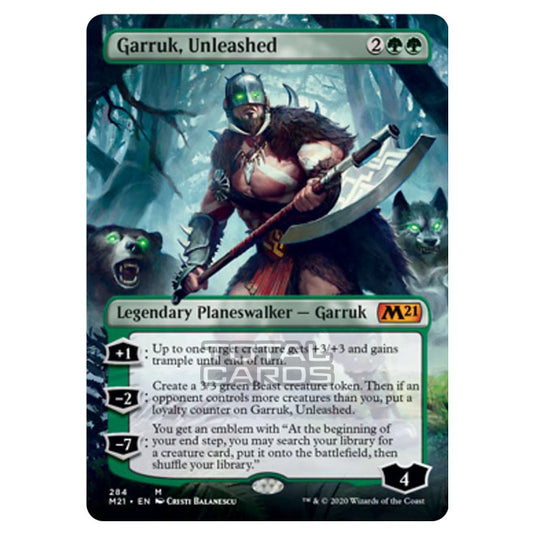 Magic The Gathering - Core Set 2021 - Garruk, Unleashed - 284/274