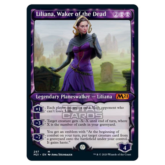 Magic The Gathering - Core Set 2021 - Liliana, Waker of the Dead - 297/274