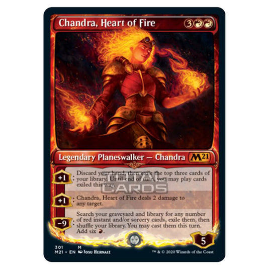 Magic The Gathering - Core Set 2021 - Chandra, Heart of Fire - 301/274