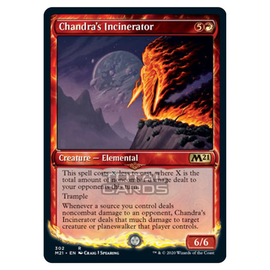 Magic The Gathering - Core Set 2021 - Chandra's Incinerator - 302/274