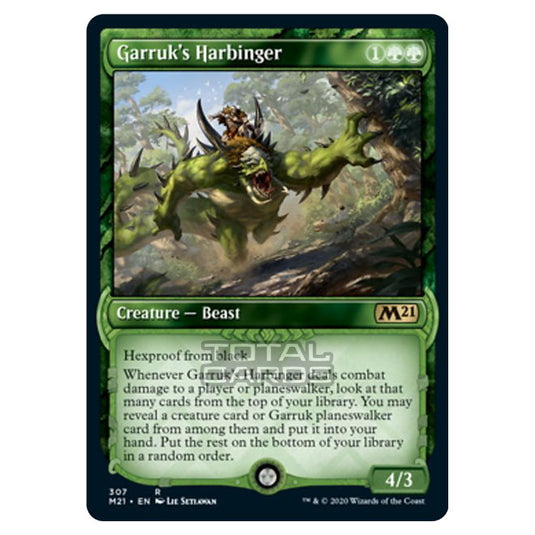 Magic The Gathering - Core Set 2021 - Garruk's Harbinger - 307/274