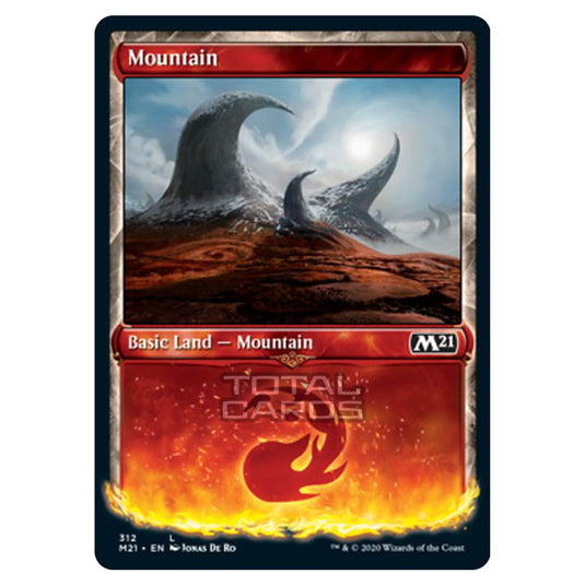 Magic The Gathering - Core Set 2021 - Mountain - 312/274