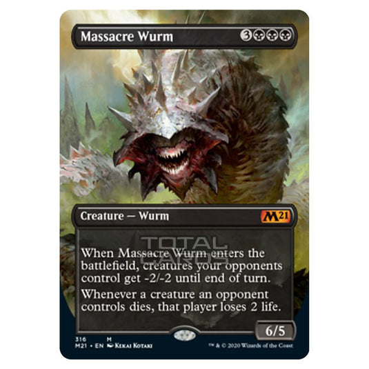 Magic The Gathering - Core Set 2021 - Massacre Wurm - 316/274