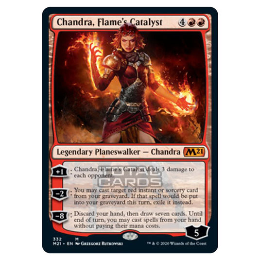 Magic The Gathering - Core Set 2021 - Chandra, Flame's Catalyst - 332/274