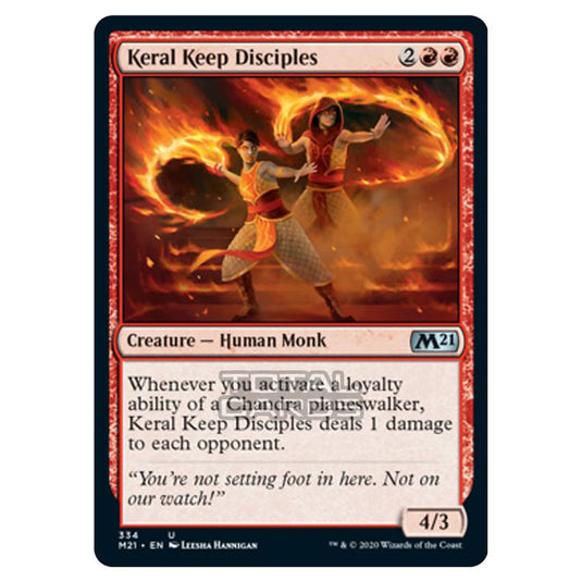 Magic The Gathering - Core Set 2021 - Keral Keep Disciples - 334/274