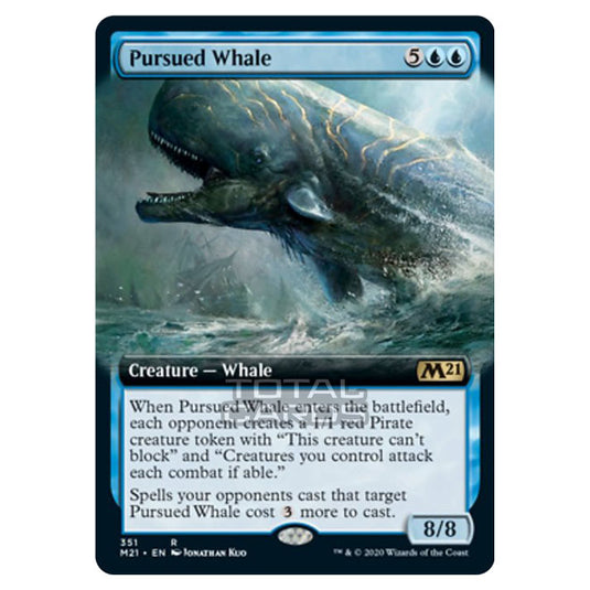 Magic The Gathering - Core Set 2021 - Pursued Whale - 351/274