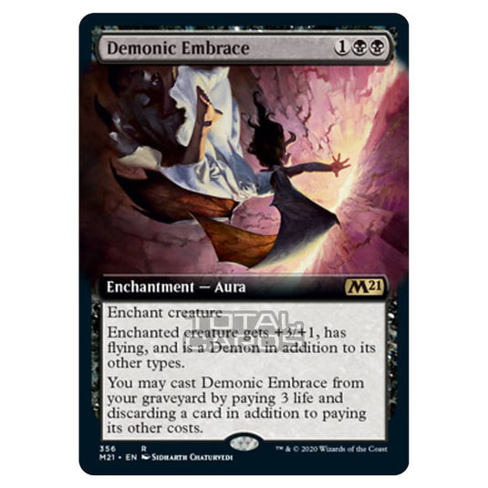 Magic The Gathering - Core Set 2021 - Demonic Embrace - 356/274