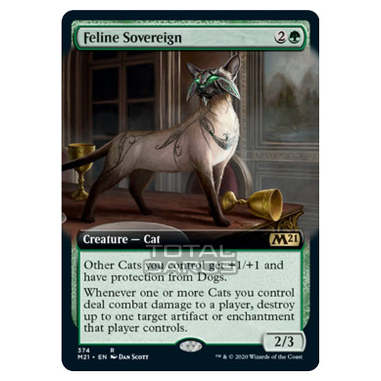 Magic The Gathering - Core Set 2021 - Feline Sovereign - 374/274