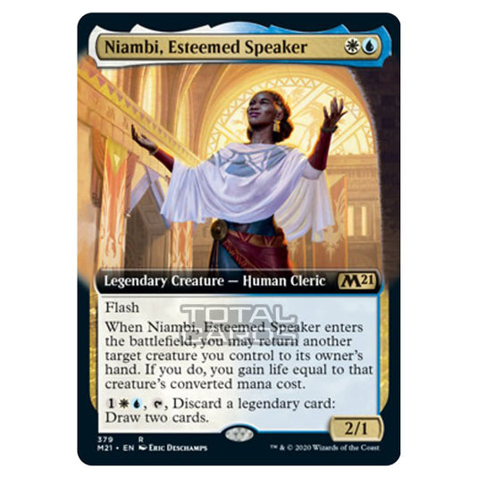 Magic The Gathering - Core Set 2021 - Niambi, Esteemed Speaker - 379/274