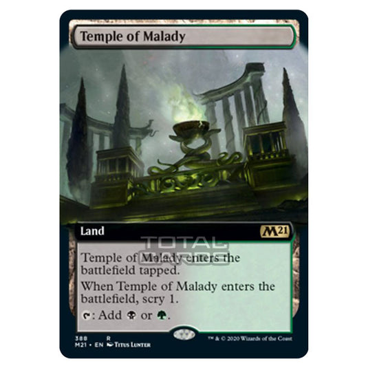 Magic The Gathering - Core Set 2021 - Temple of Malady - 388/274