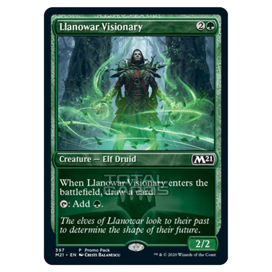 Magic The Gathering - Core Set 2021 - Llanowar Visionary - 397/274