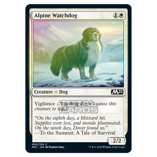 Magic The Gathering - Core Set 2021 - Alpine Watchdog - 2/274 (Foil)