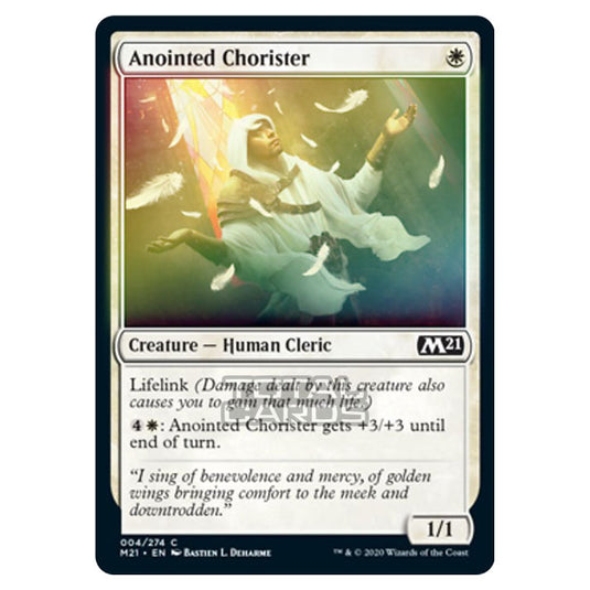 Magic The Gathering - Core Set 2021 - Anointed Chorister - 4/274 (Foil)