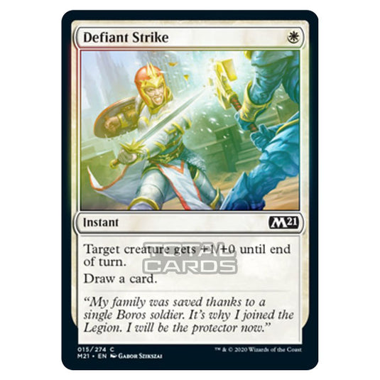 Magic The Gathering - Core Set 2021 - Defiant Strike - 15/274 (Foil)