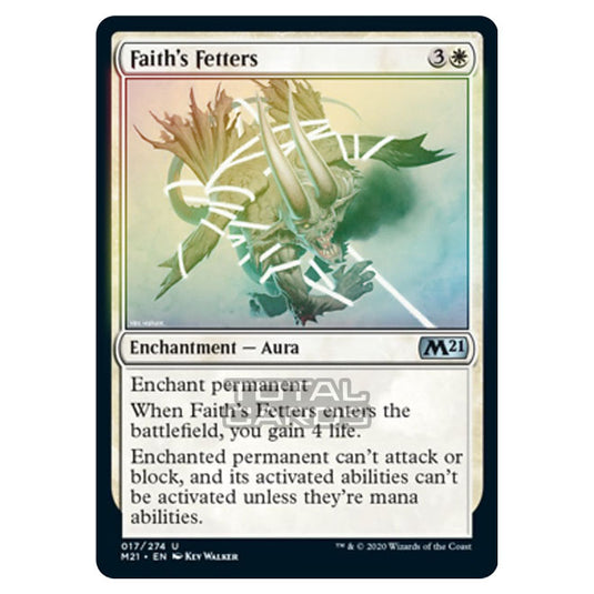 Magic The Gathering - Core Set 2021 - Faith's Fetters - 17/274 (Foil)