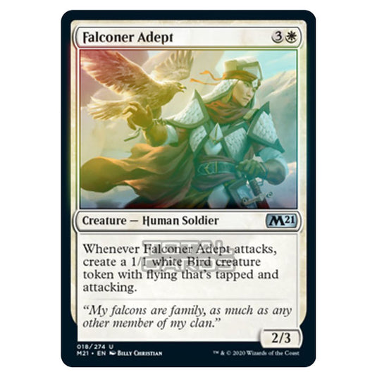 Magic The Gathering - Core Set 2021 - Falconer Adept - 18/274 (Foil)