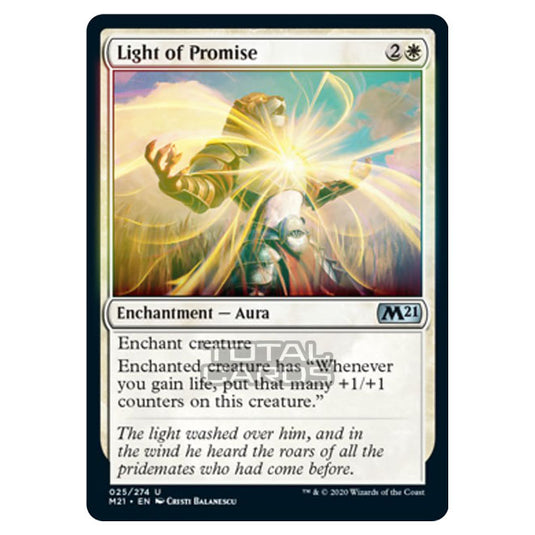 Magic The Gathering - Core Set 2021 - Light of Promise - 25/274 (Foil)