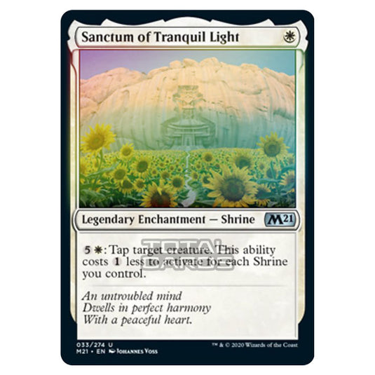 Magic The Gathering - Core Set 2021 - Sanctum of Tranquil Light - 33/274 (Foil)