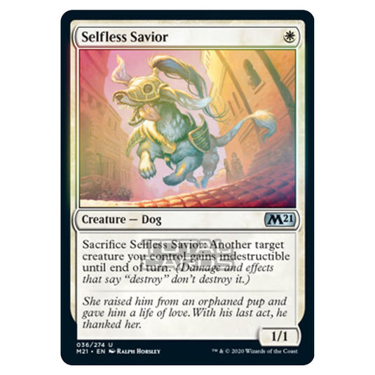 Magic The Gathering - Core Set 2021 - Selfless Savior - 36/274 (Foil)