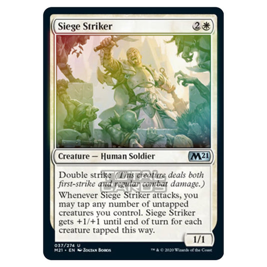 Magic The Gathering - Core Set 2021 - Siege Striker - 37/274 (Foil)