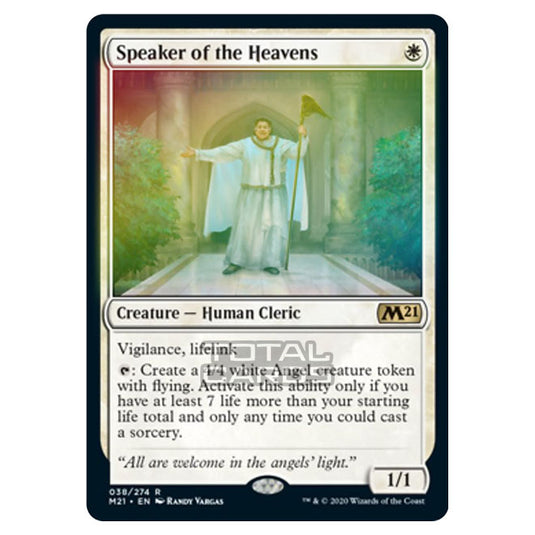 Magic The Gathering - Core Set 2021 - Speaker of the Heavens - 38/274 (Foil)