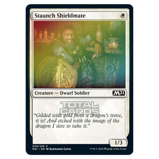 Magic The Gathering - Core Set 2021 - Staunch Shieldmate - 39/274 (Foil)