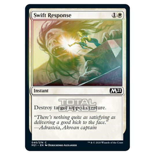 Magic The Gathering - Core Set 2021 - Swift Response - 40/274 (Foil)