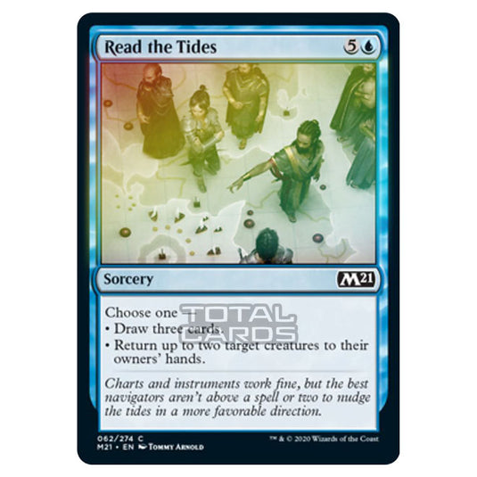 Magic The Gathering - Core Set 2021 - Read the Tides - 62/274 (Foil)