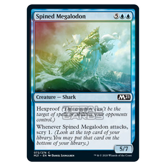 Magic The Gathering - Core Set 2021 - Spined Megalodon - 72/274 (Foil)