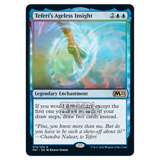 Magic The Gathering - Core Set 2021 - Teferi's Ageless Insight - 76/274 (Foil)