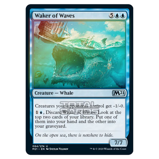 Magic The Gathering - Core Set 2021 - Waker of Waves - 84/274 (Foil)