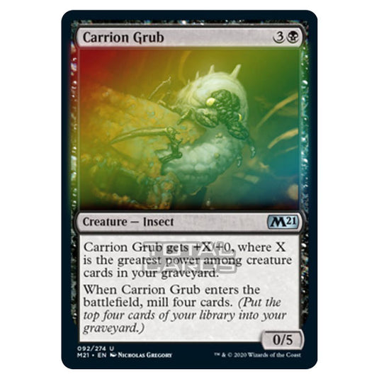 Magic The Gathering - Core Set 2021 - Carrion Grub - 92/274 (Foil)