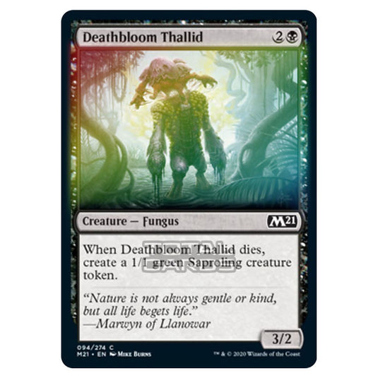 Magic The Gathering - Core Set 2021 - Deathbloom Thallid - 94/274 (Foil)