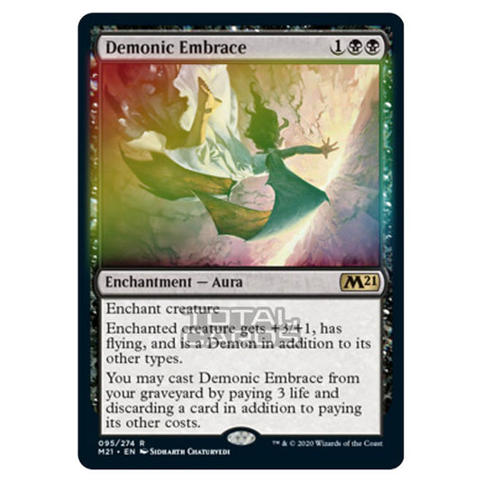 Magic The Gathering - Core Set 2021 - Demonic Embrace - 95/274 (Foil)