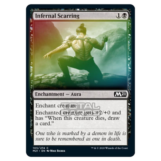 Magic The Gathering - Core Set 2021 - Infernal Scarring - 105/274 (Foil)