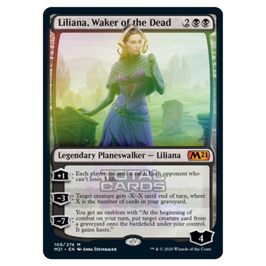 Magic The Gathering - Core Set 2021 - Liliana, Waker of the Dead - 108/274 (Foil)