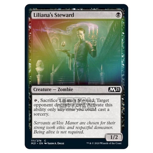 Magic The Gathering - Core Set 2021 - Liliana's Steward - 111/274 (Foil)