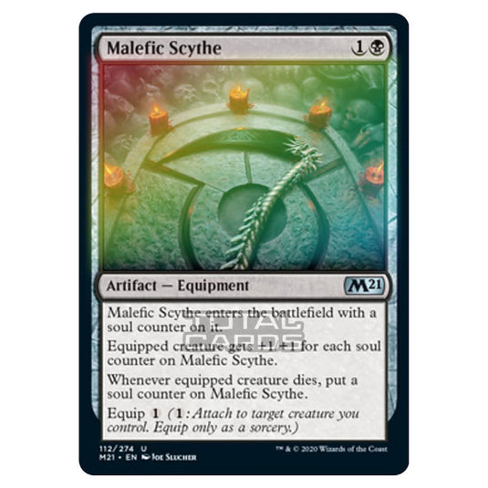 Magic The Gathering - Core Set 2021 - Malefic Scythe - 112/274 (Foil)