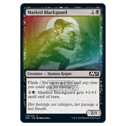 Magic The Gathering - Core Set 2021 - Masked Blackguard - 113/274 (Foil)