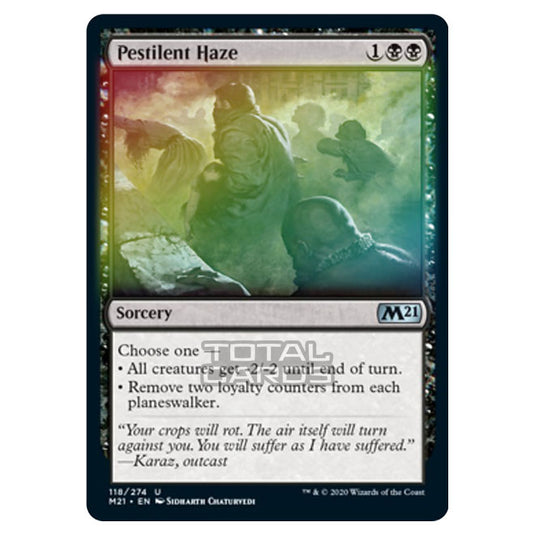 Magic The Gathering - Core Set 2021 - Pestilent Haze - 118/274 (Foil)